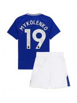 Everton Vitaliy Mykolenko #19 Replika Hemmakläder Barn 2024-25 Kortärmad (+ byxor)